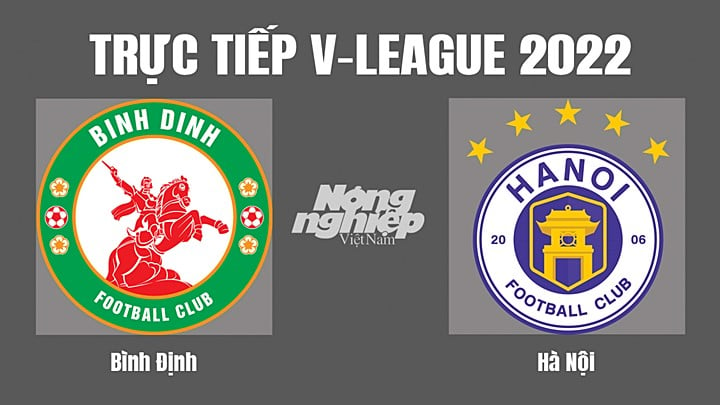 Trực tiếp bóng đá V-League (VĐQG Việt Nam) 2022 giữa Bình Định vs Hà Nội hôm nay 6/8/2022