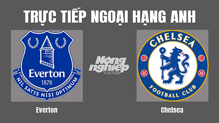 Trực tiếp bóng đá Ngoại hạng Anh giữa Everton vs Chelsea hôm nay 6/8/2022