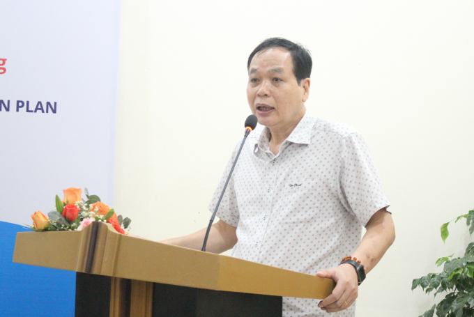 Ông Nguyễn Như Tiệp, Cục trưởng Cục Quản lý chất lượng Nông Lâm sản và Thủy sản kỳ vọng các hoạt động của dự án sẽ đạt được những thành công ngoài mong đợi. Ảnh: Trung Quân.