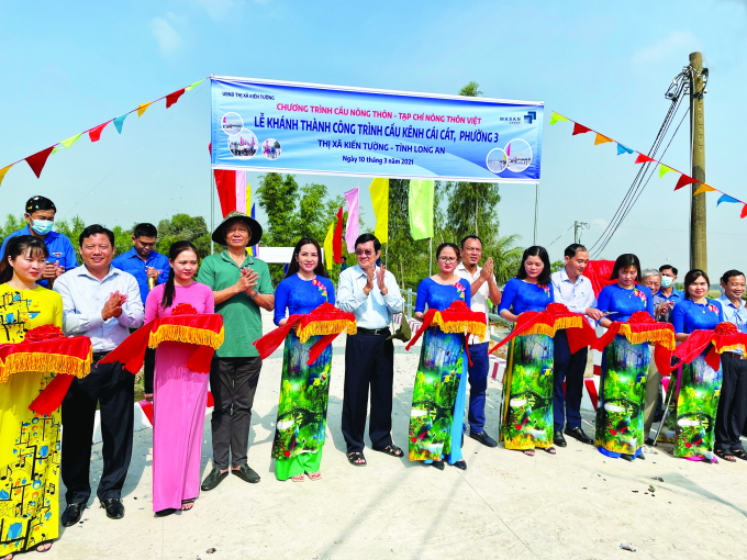 Khánh thành cầu kênh Cát Lát - một trong những dự án trong chương trình phát triển cơ sở hạ tầng cho xã hội của Masan.