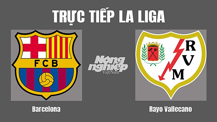 Trực tiếp bóng đá La Liga giữa Barcelona vs Rayo Vallecano hôm nay 14/8/2022