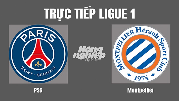 Trực tiếp bóng đá Ligue 1 giữa PSG vs Montpellier hôm nay 14/8/2022