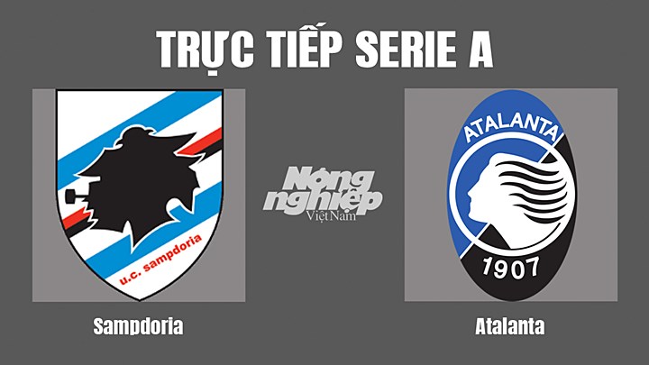 Trực tiếp bóng đá Serie A mùa giải 2022/23 giữa Sampdoria vs Atalanta hôm nay 13/8