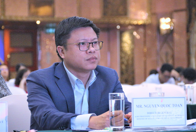 Mr. Nguyen Quoc Toan said that it is necessary to define and reformat the standard concepts of trademark protection of Vietnamese agricultural products. Photo: Pham Hieu.