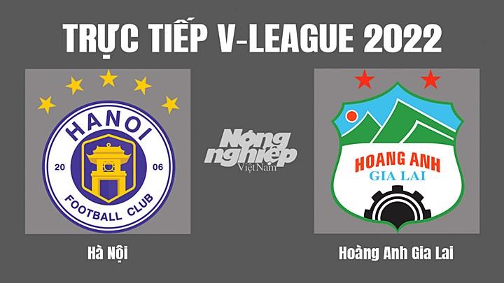 Trực tiếp bóng đá V-League (VĐQG Việt Nam) 2022 giữa Hà Nội vs HAGL hôm nay 14/8/2022