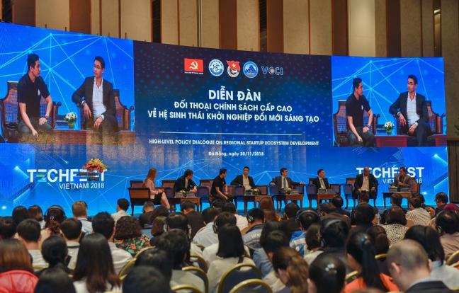 Techfest Vietnam là sự kiện thường niên lớn nhất dành cho cộng đồng khởi nghiệp đổi mới sáng tạo. Ảnh: T.L