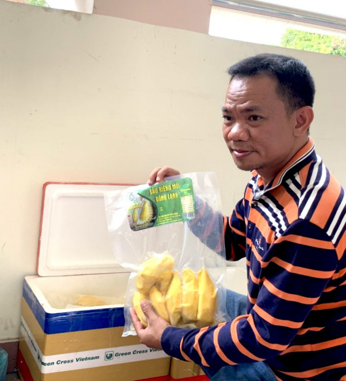 Toan Thang frozen durian. Photo: Minh Sang.