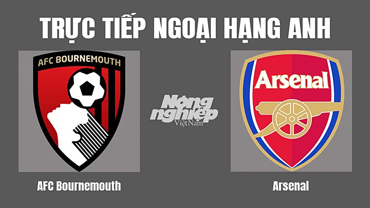 Trực tiếp bóng đá Ngoại hạng Anh giữa Bournemouth vs Arsenal hôm nay 20/8/2022