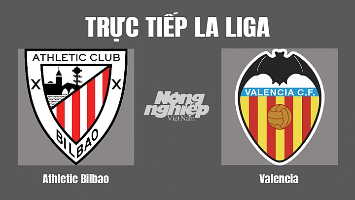 Trực tiếp bóng đá La Liga giữa Athletic Bilbao vs Valencia hôm nay 21/8/2022