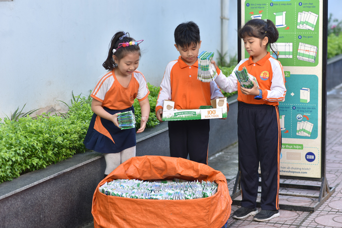 Chương trình kỳ vọng giảm thiểu số lượng vỏ hộp giấy thải ra môi trường, hướng tới xây dựng một nền kinh tế tuần hoàn.