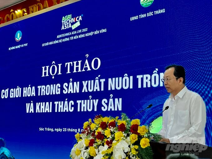 Ông Vương Quốc Nam, Phó chủ tịch UBND tỉnh Sóc Trăng. Ảnh: Trọng Linh.
