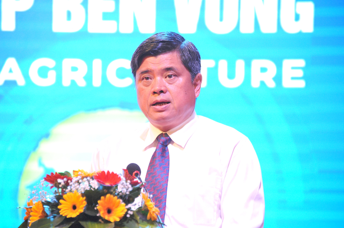 Thứ trưởng Bộ NN-PTNT Trần Thanh Nam cho biết, hiện nay mức độ cơ giới hóa ở một số khâu trong lĩnh vực, ngành hàng nông sản có tỷ lệ khá cao. Ảnh: Lê Hoàng Vũ.