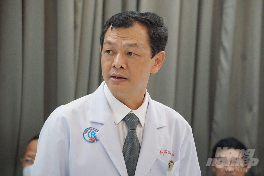 TS.BS Nguyễn Tri Thức, Giám đốc Bệnh viện Chợ Rẫy. Ảnh: Nguyễn Thủy.