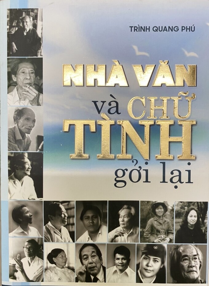 Cuốn sách 'Nhà văn và chữ tình gởi lại'.