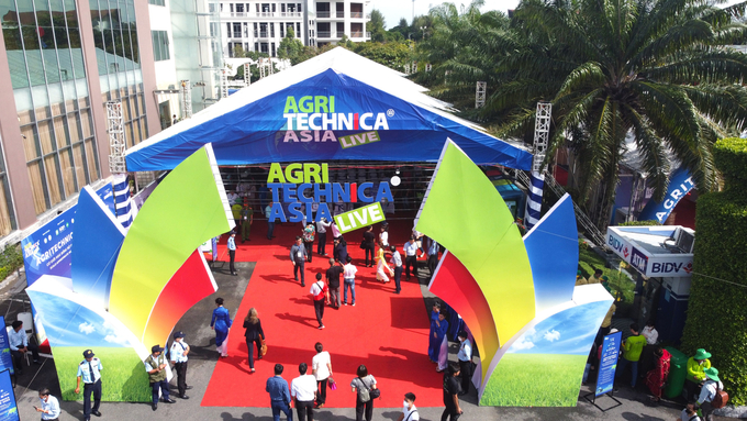 Agritechnica Asia Live 2022 event space. Photo: Kim Anh.