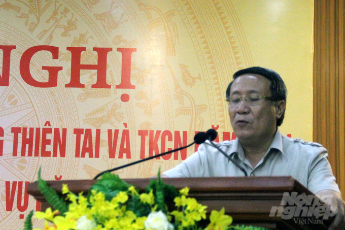 Ông Hà Sỹ Đồng, Phó Chủ tịch UBND tỉnh Quảng Trị: Sự an toàn của người dân là thước đo trong công tác phòng chống thiên tai. Ảnh: VD.