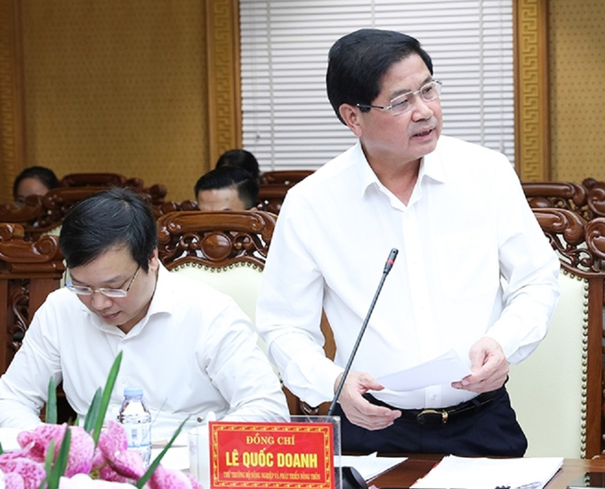 Thứ trưởng Lê Quốc Doanh khẳng định, Bộ NN-PTNT sẽ phối hợp chặt chẽ, hỗ trợ Hà Tĩnh trong việc thực hiện Đề án thí điểm tỉnh đạt chuẩn NTM.