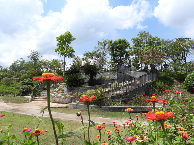 Khu du lịch sinh thái nông nghiệp Chavi Garden sẵn sàng đón khách nhân sự kiện Tuần VH-DL Long An. Ảnh: Trần Trung.