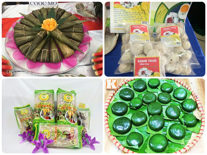 4 sản phẩm lọt Top 100 món ăn đặc sản và Top 100 sản phẩm quà biếu của tỉnh Bắc Kạn. Ảnh: Thu Trang.