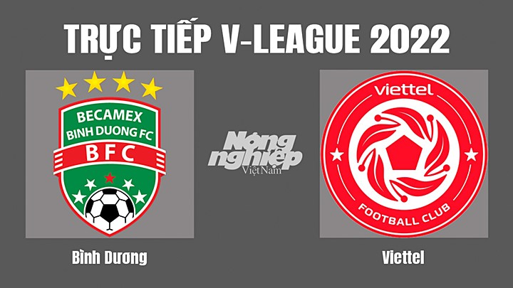 Trực tiếp bóng đá V-League (VĐQG Việt Nam) 2022 giữa Bình Dương vs Viettel hôm nay 2/9/2022