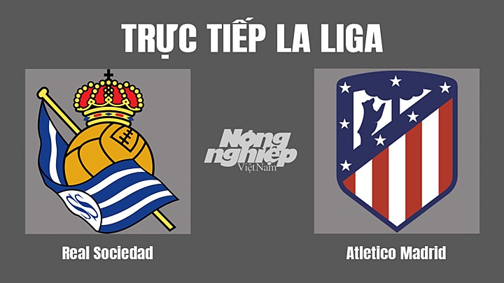 Trực tiếp bóng đá La Liga 2022/23 giữa Real Sociedad vs Atletico Madrid hôm nay 3/9/2022