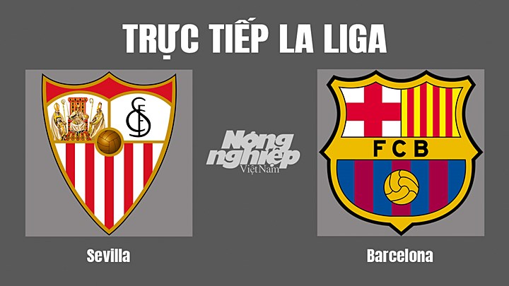 Trực tiếp bóng đá La Liga 2022/23 giữa Sevilla vs Barcelona hôm nay 4/9/2022