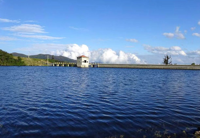 Hồ Thác Bạc, nơi trữ nguồn nước sinh hoạt cho thị xã Sa Pa (Lào Cai). Ảnh: T.L.