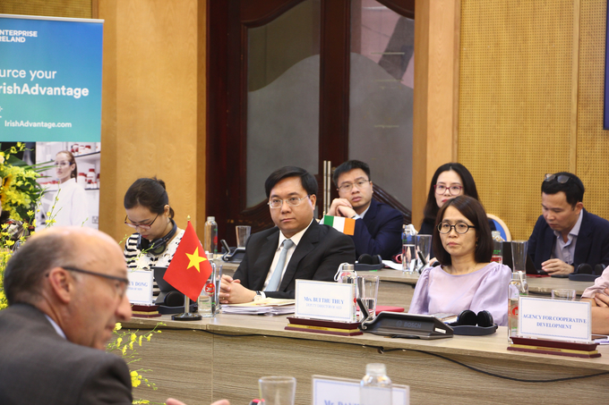 Deputy Minister of Planning and Investment Tran Duy Dong said that promoting further cooperation relationships to develop the agricultural sector is becoming increasingly necessary. Photo: Linh Linh.