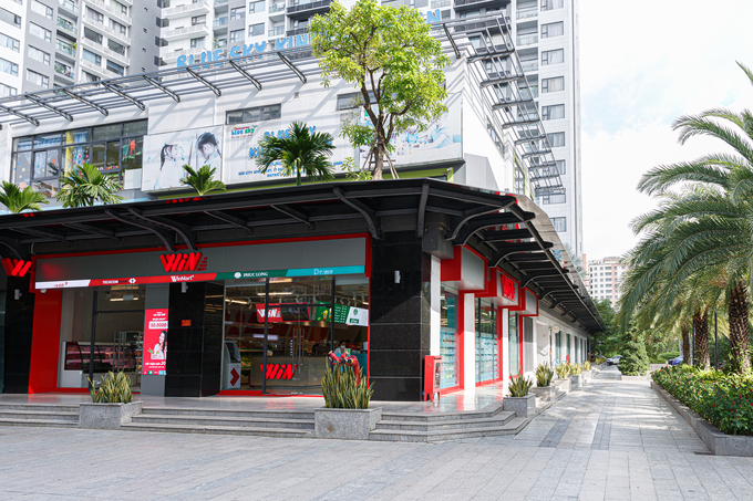 27 cửa hàng WIN tọa lạc tại các vị trí đắc địa tại Hà Nội và TP.HCM.
