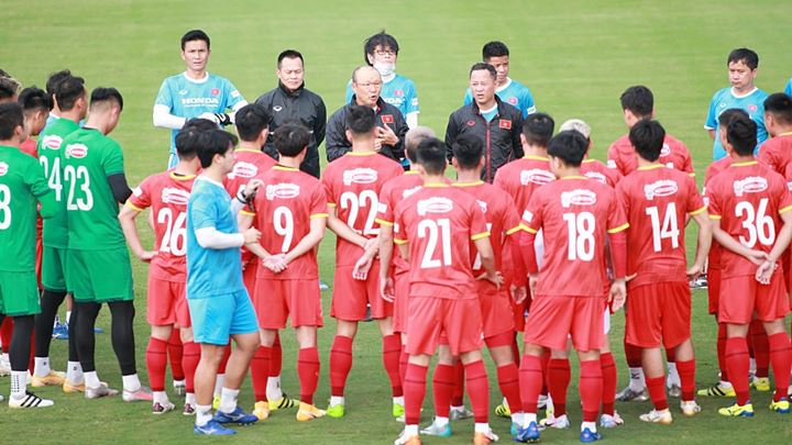 Danh sách đội tuyển Việt Nam chuẩn bị cho AFF Cup 2022. Ảnh minh họa