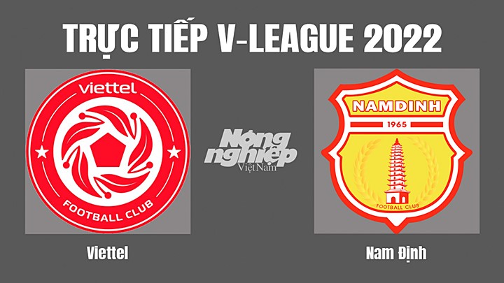 Trực tiếp bóng đá V-League (VĐQG Việt Nam) 2022 giữa Viettel vs Nam Định hôm nay 14/9/2022