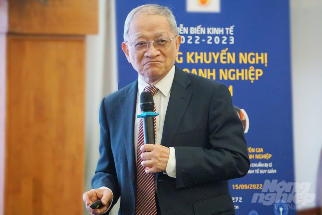 TS Lê Đăng Doanh, Nguyên Viện trưởng Viện Quản lý kinh tế Trung ương. Ảnh: Nguyễn Thủy.