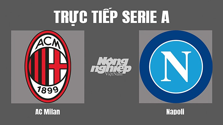 Trực tiếp bóng đá Serie A (VĐQG Italia) 2022/23 giữa AC Milan vs Napoli hôm nay 19/9