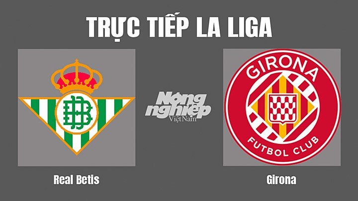 Trực tiếp bóng đá La Liga 2022/23 giữa Real Betis vs Girona hôm nay 18/9/2022