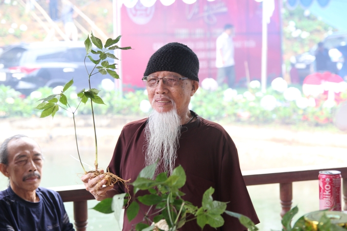 Ông Đào Kim Long, người tìm ra sâm Ngọc Linh đầu tiên vào năm 1973.