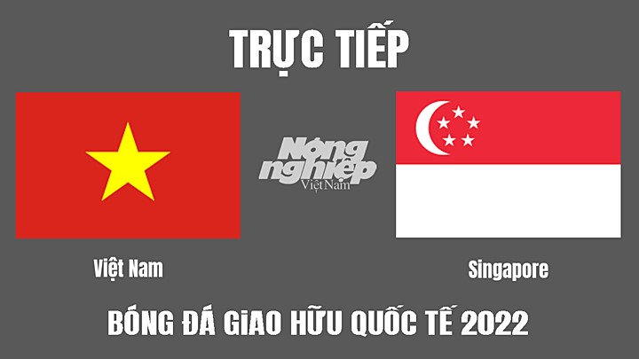 Trực tiếp bóng đá Giao hữu giữa Việt Nam vs Singapore hôm nay 21/9/2022