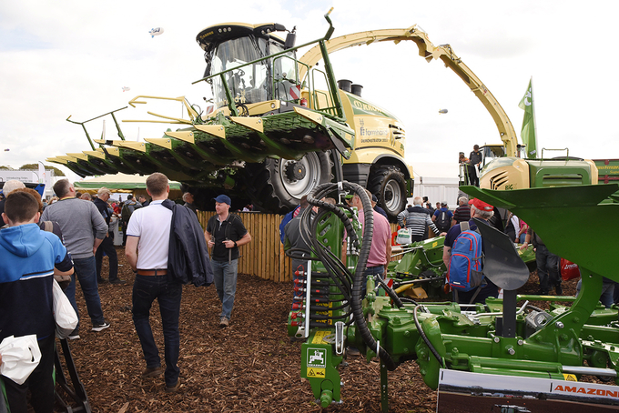 One of the huge harvesting machines for large farms.