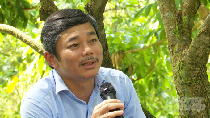 Ông Trần Văn Cao, Phó Tổng Biên tập báo Nông nghiệp Việt Nam bày tỏ phấn khởi khi xu hướng gần đây các HTX đã rất ý thức trong việc sản xuất nông nghiệp có trách nhiệm. Ảnh: Kim Anh.