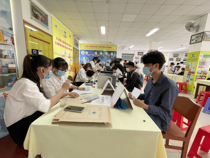 Trường đại học Trà Vinh bắt đầu nhận hồ sơ xét tuyển đợt 2 cao đẳng giáo dục mầm non và đại học hệ chính quy từ ngày 26/9/ Ảnh: Minh Đảm.