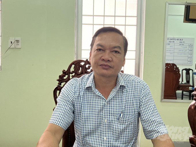 Ông Lê Văn Tần, Chủ tịch UBND huyện Phước Long, tỉnh Bạc Liêu. Ảnh: Trọng Linh. 