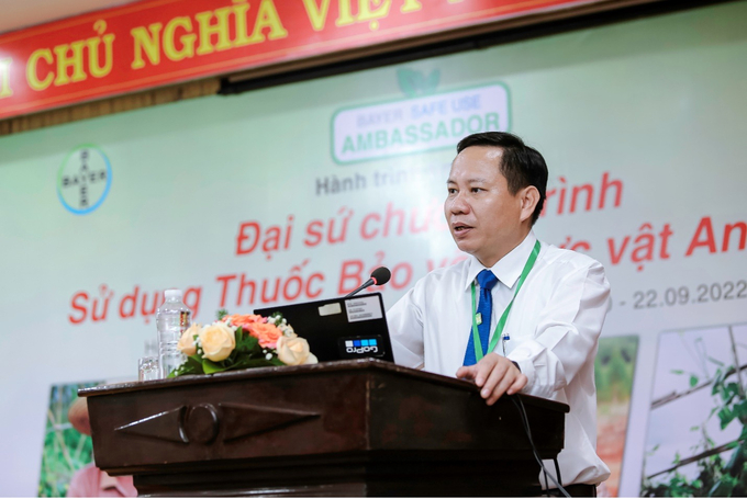 PGS.TS Trần Thanh Đức, Hiệu trưởng Trường Đại học Nông Lâm - Đại học Huế chia sẻ trong sự kiện khởi động chương trình tại Huế.