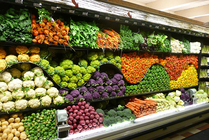 Nông sản hữu cơ dần phổ biến tại các siêu thị (Ảnh minh họa).