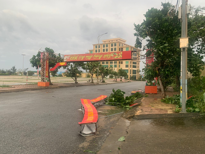 Huyện Lý Sơn thiệt hại nặng nhất sau bão.