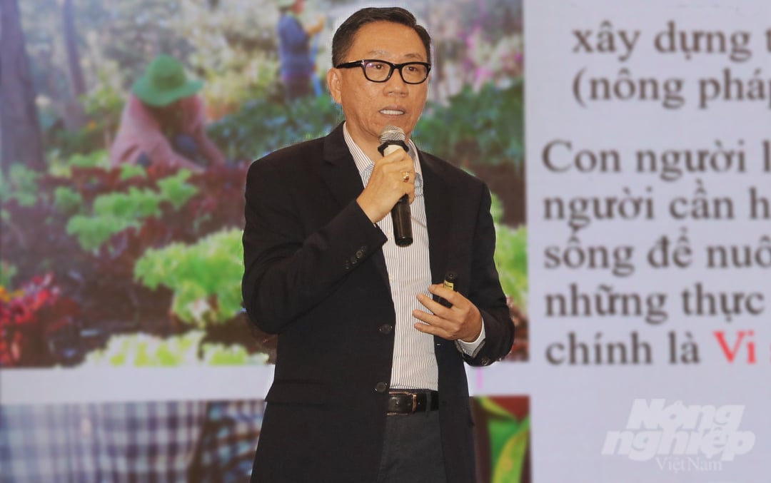 Ông Nguyễn Lâm Viên, Chủ tịch kiêm Tổng giám đốc Công ty Vinamit. Ảnh: Nguyễn Thủy.