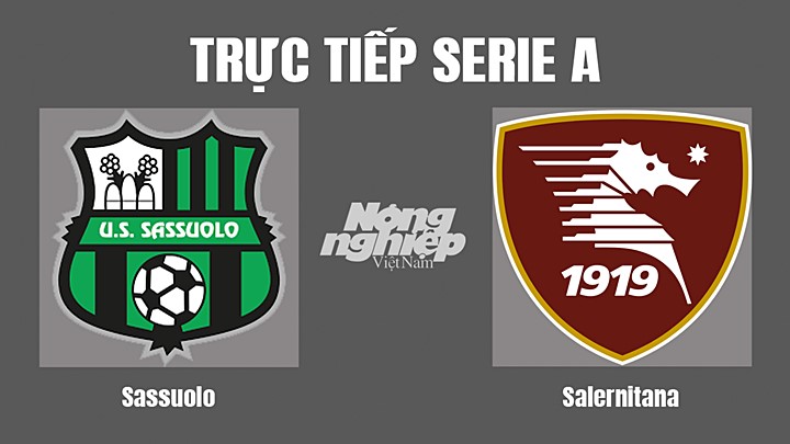 Trực tiếp bóng đá Serie A (VĐQG Italia) 2022/23 giữa Sassuolo vs Salernitana hôm nay 2/10