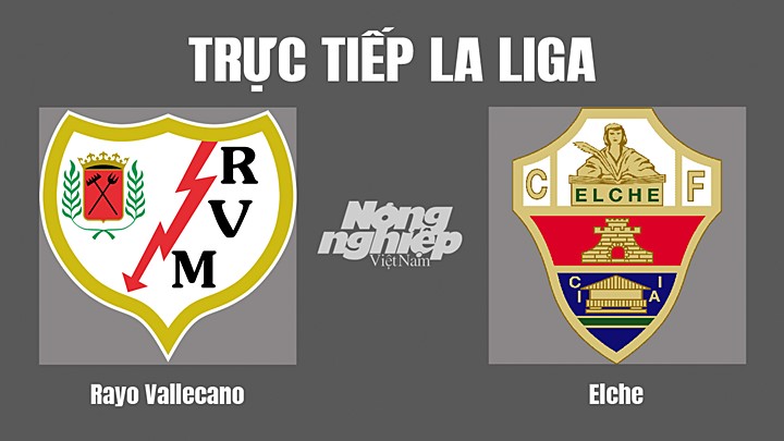 Trực tiếp bóng đá La Liga 2022/23 giữa Rayo Vallecano vs Elche hôm nay 4/10/2022