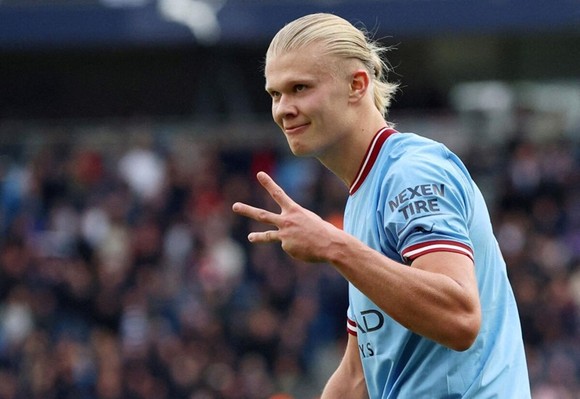 Erling Haaland sẽ sớm rời Man City? Ảnh: Express.