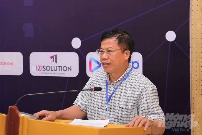 Mr. Tong Xuan Chinh - Deputy Director of the Department of Livestock Production - Ministry of Agriculture and Rural Development. Photo: Quoc Toan.