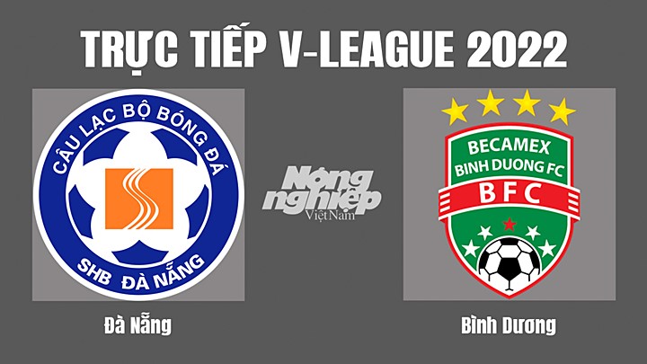 Trực tiếp bóng đá V-League (VĐQG Việt Nam) 2022 giữa Đà Nẵng vs Bình Dương hôm nay 7/10/2022
