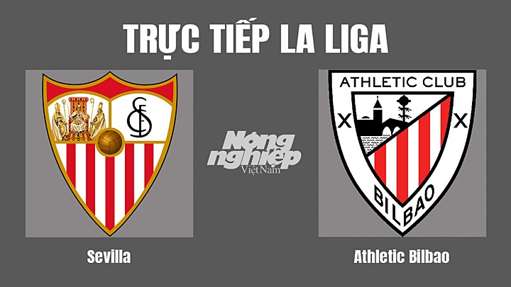 Trực tiếp bóng đá La Liga 2022/23 giữa Sevilla vs Athletic Bilbao hôm nay 8/10/2022